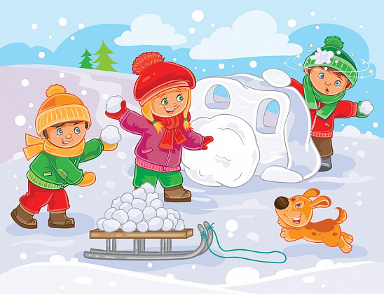 Объявление призеров в конкурсе "Снежная крепость"