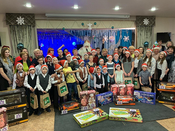 Визит Деда Мороза и НТВ