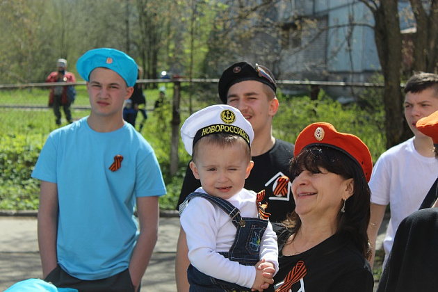 Победный парад в центре