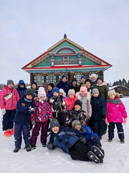 Наши воспитанники посетили архитектурно-этнографический музей Вологодской области Семёнково