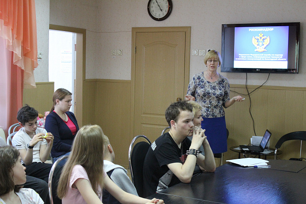 Встреча воспитанников со специалистами Роскомнадзора
