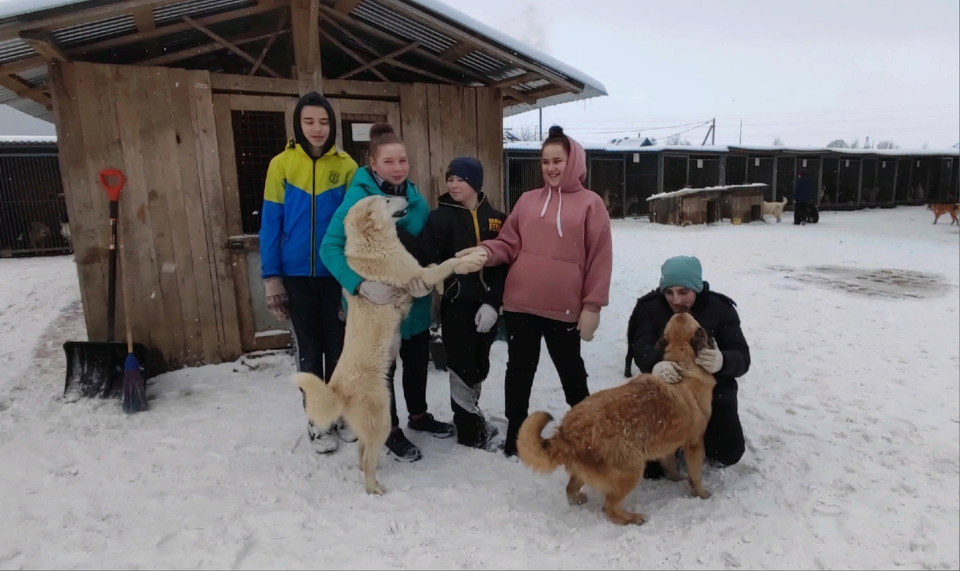 Встреча с подопечными "Велеса"