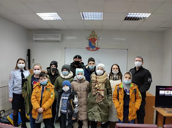 Встреча воспитанников с бойцами структурного подразделения Росгвардии ОМОН